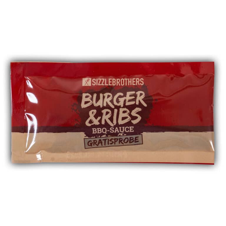 Karton: Probierbeutel - Burger & Ribs BBQ-Sauce