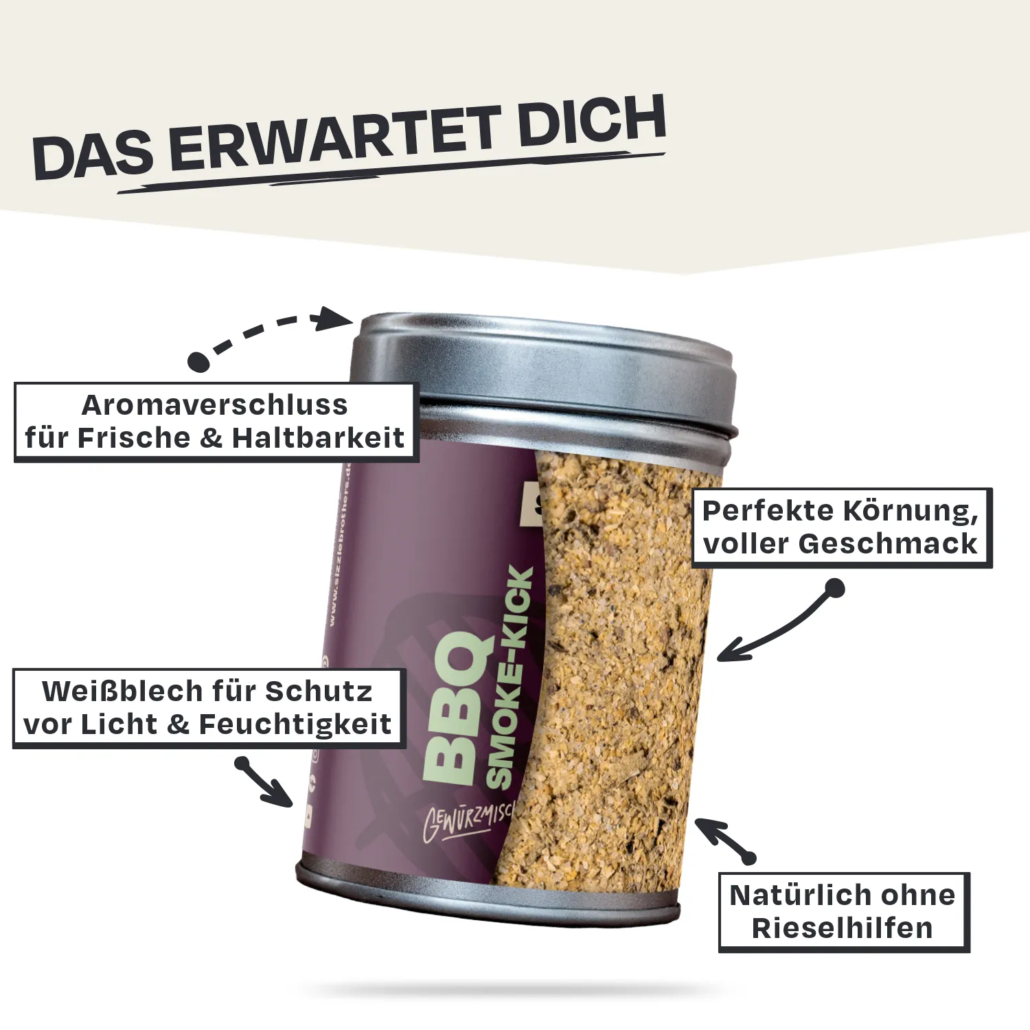 BBQ Smoke-Kick (6 Stk.)