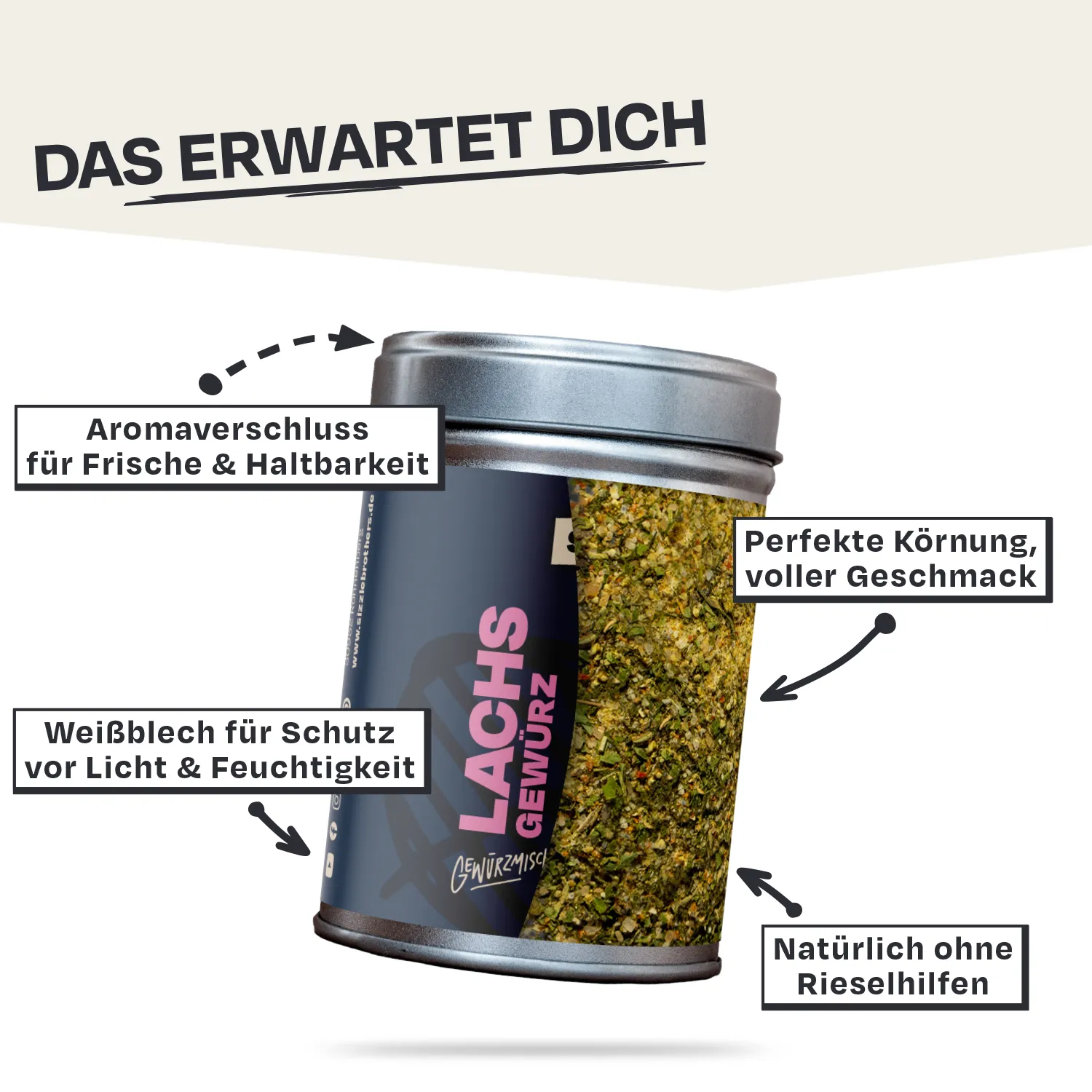 Lachsgewürz (6 Stk.)