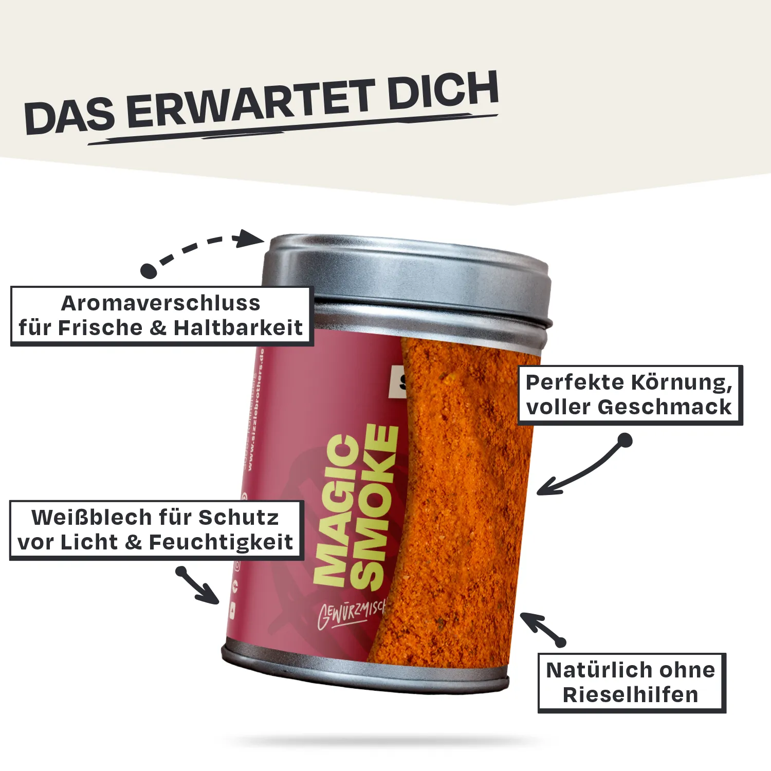 Magic Smoke BBQ Rub (6 Stk.)