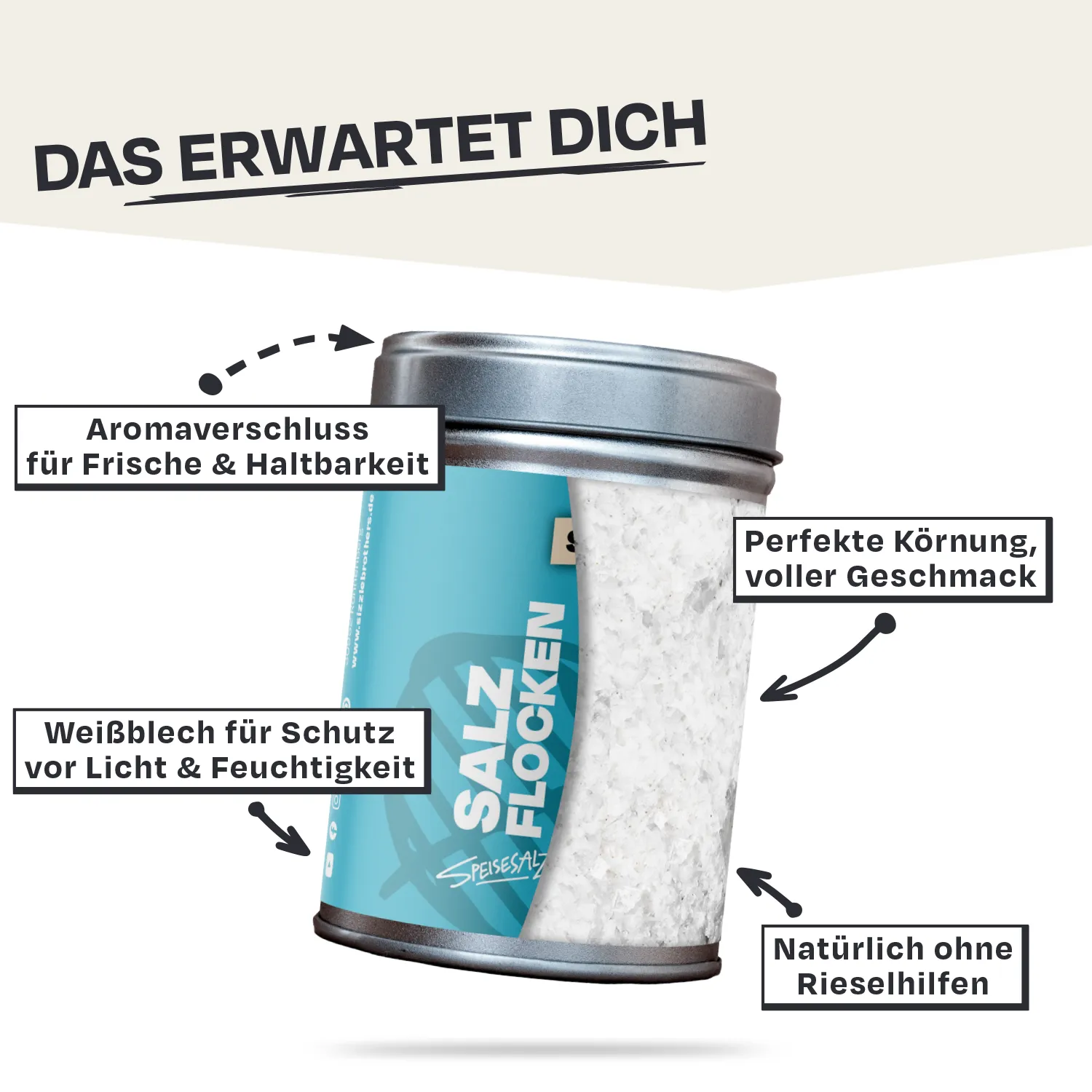 Meersalz Flocken (6 Stk.)