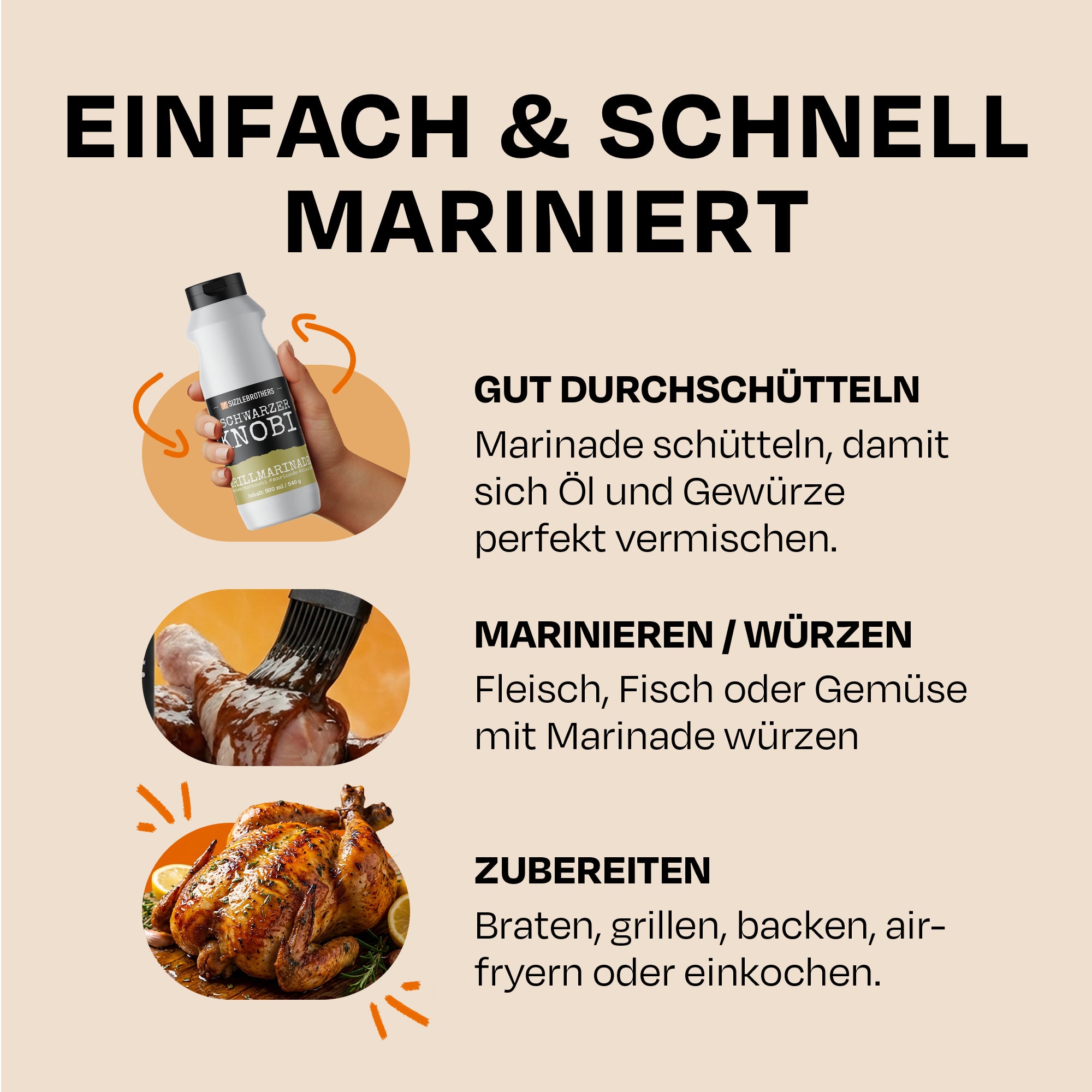 Schwarzer Knobi Marinade