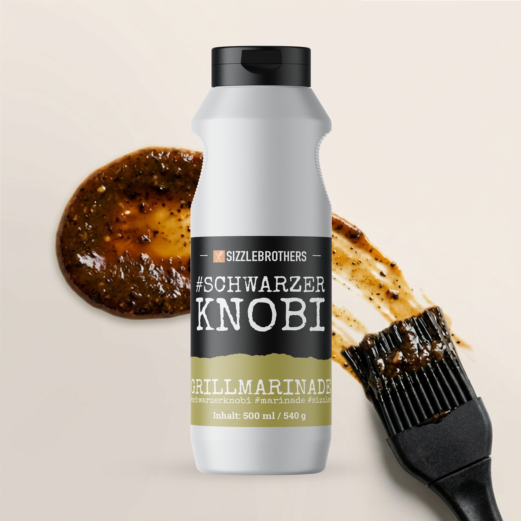 Schwarzer Knobi Marinade