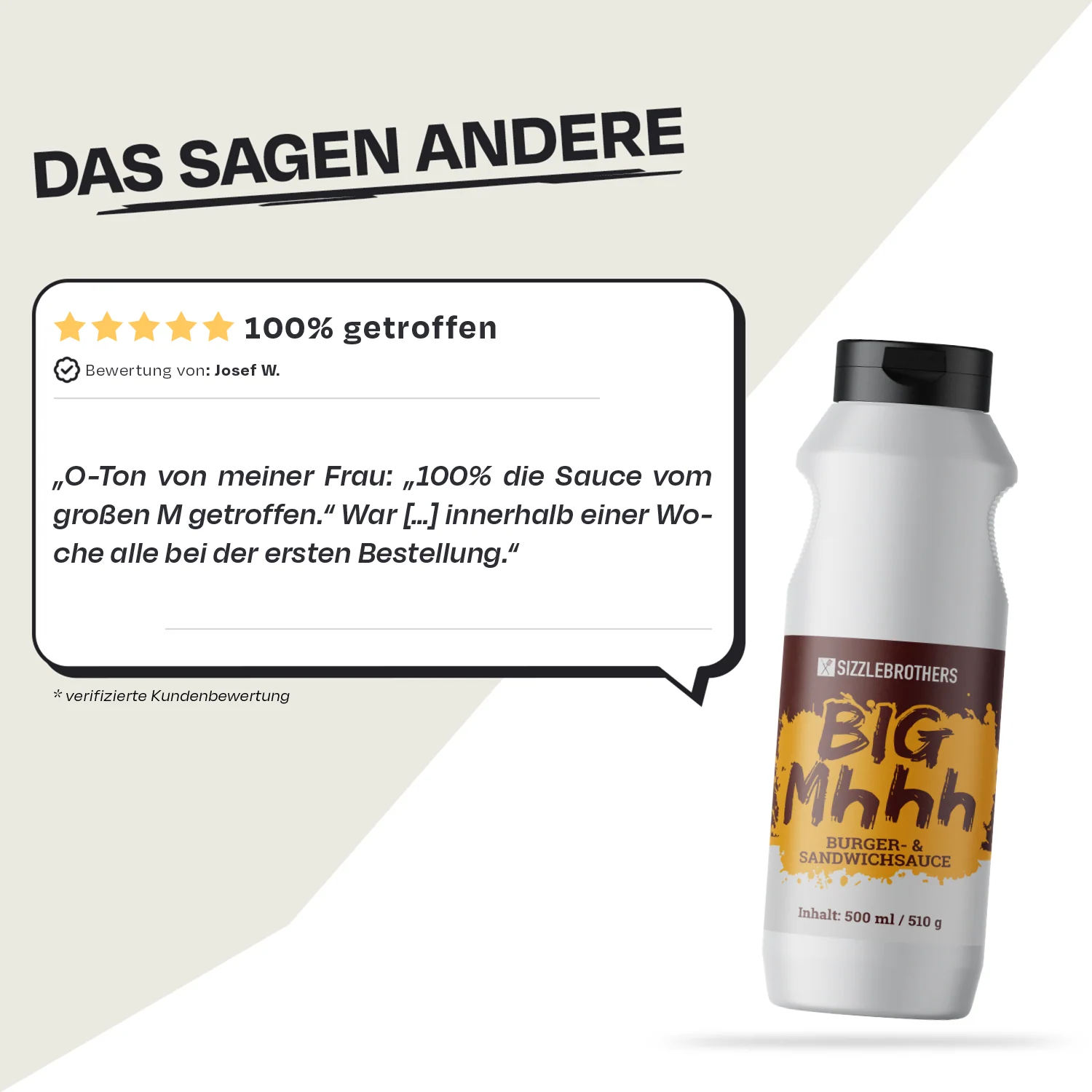 Big Mhhh – Burger & Sandwichsauce