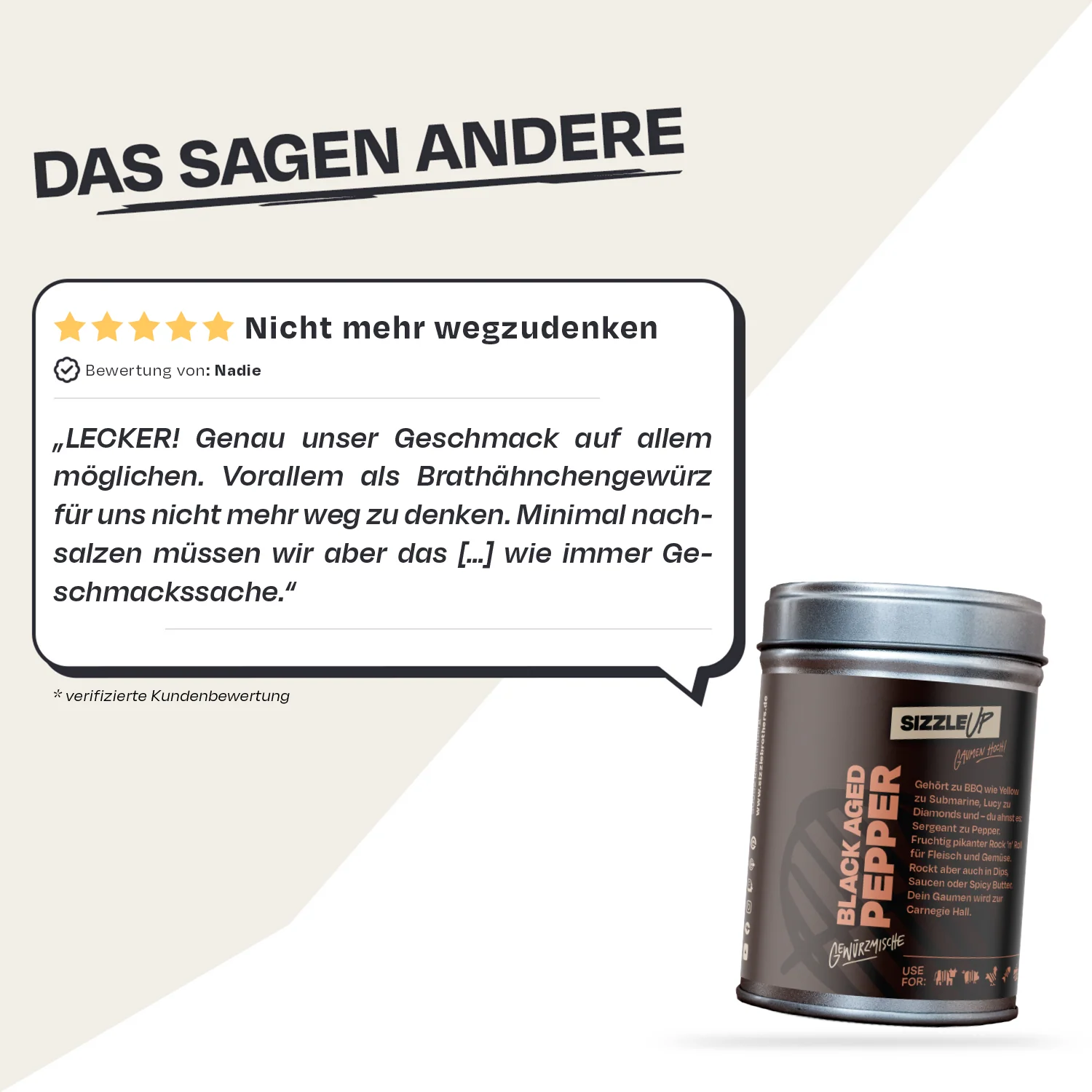 Black Aged Pepper (6 Stk.)