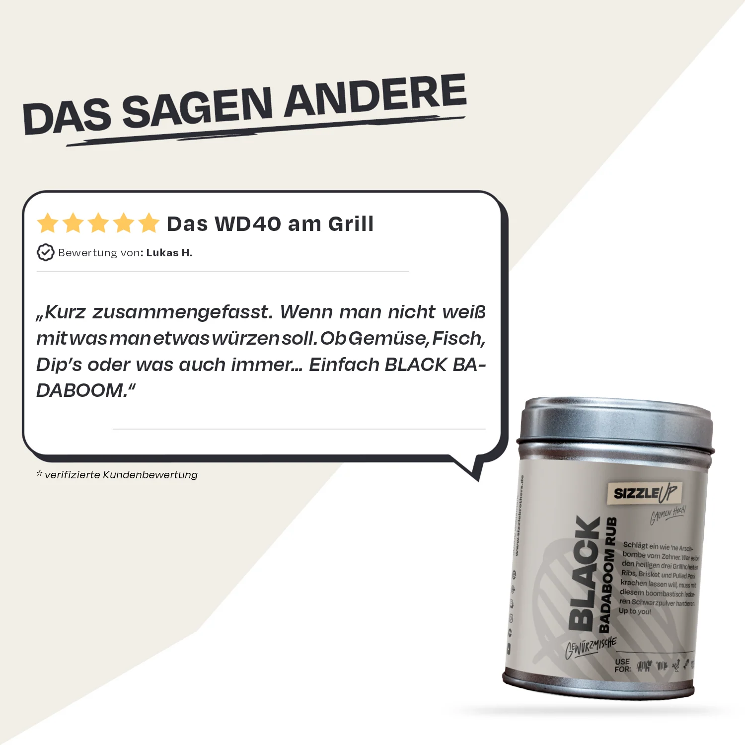 Black Badaboom Rub (6 Stk.)