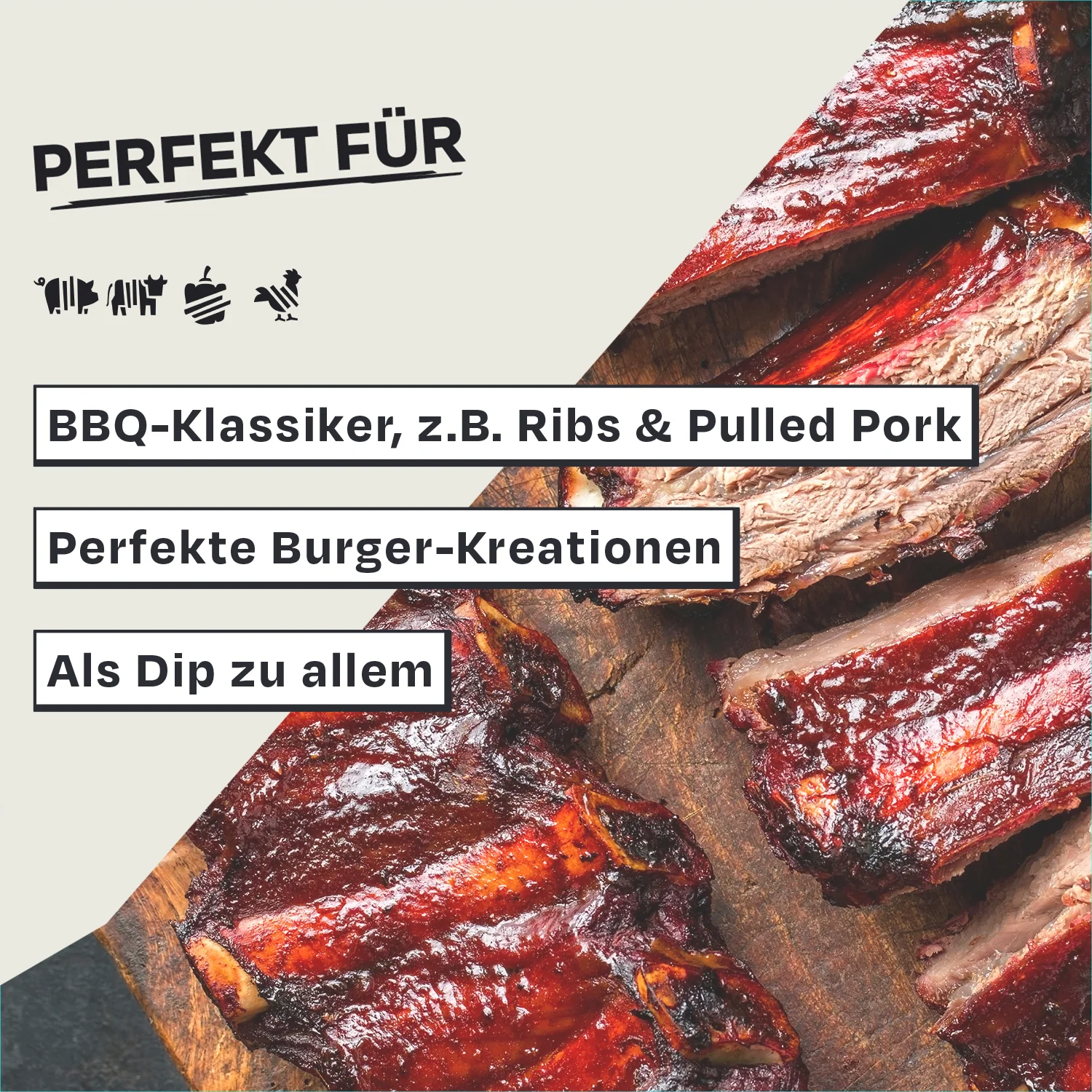 Burger & Ribs BBQ-Sauce