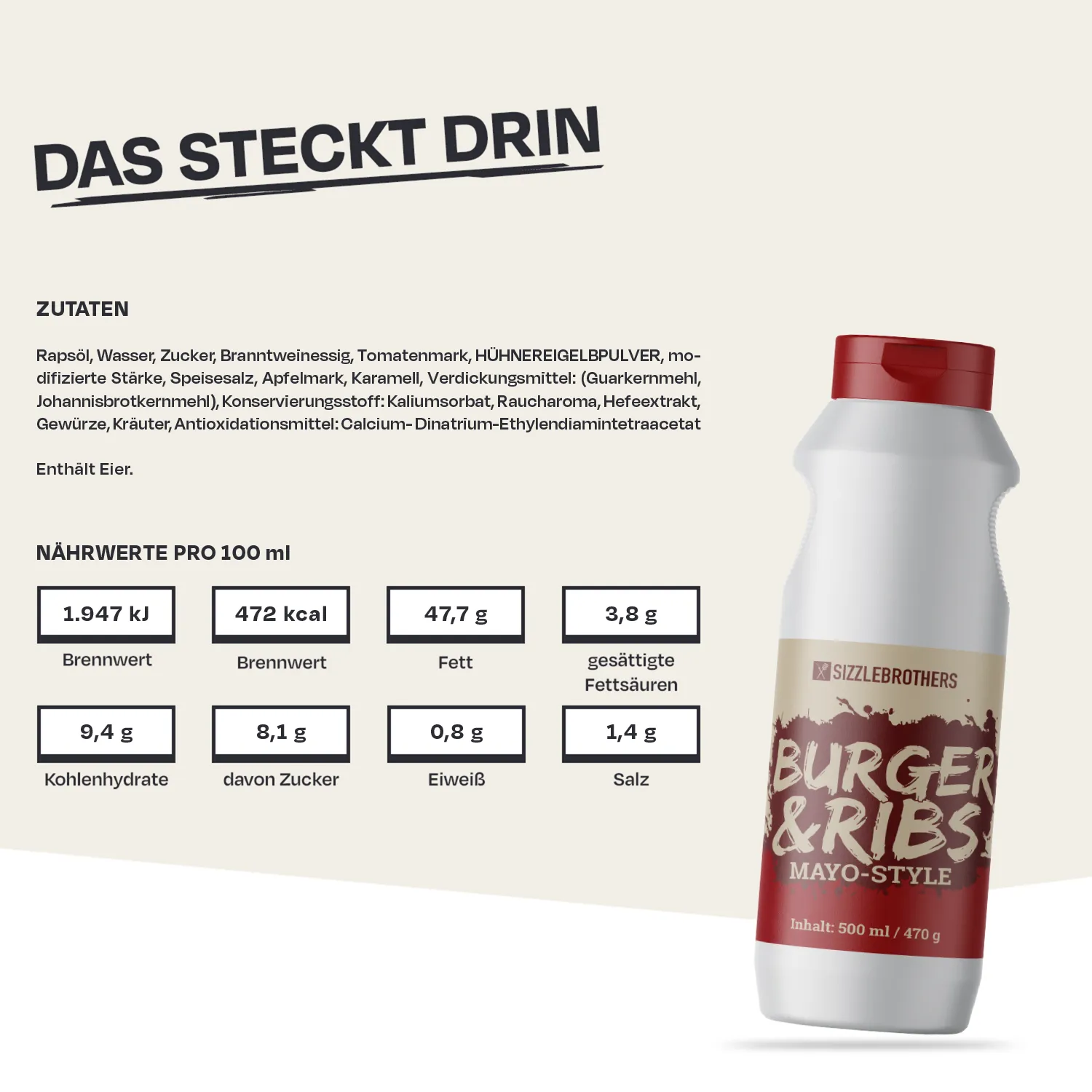 Burger & Ribs Sauce Mayo-Style